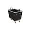 Steele Canvas Basket 6 BU Permanent Truck Black Vinyl w/Grey Vinyl - 4in Casters 926VBLKVGRYW4 - alternate 1